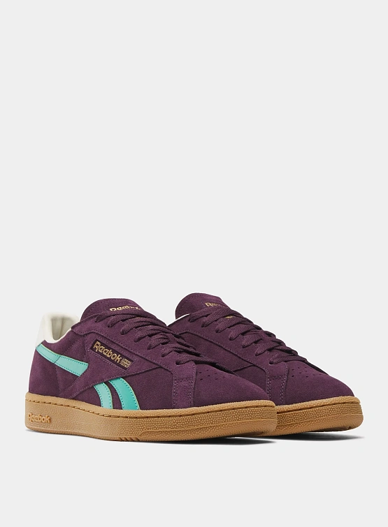 Кеды Reebok Club C Grounds UK Midnight Plum/Green