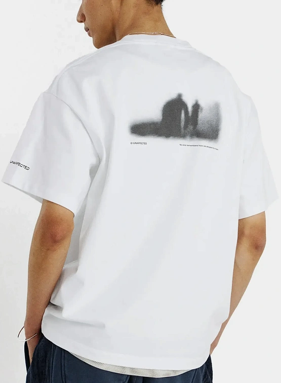 Футболка UNAFFECTED Smudge T-Shirt Off White
