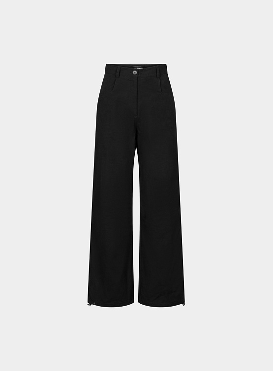 Женские брюки Han Kjøbenhavn Coated Trousers Black