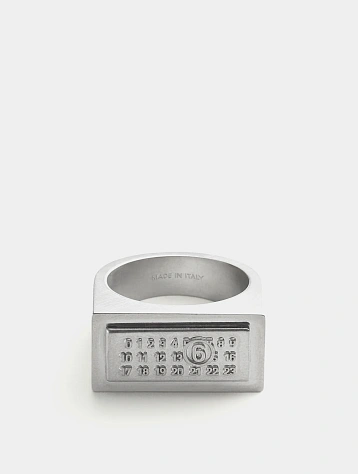 Кольцо MM6 Maison Margiela Numeric Rectangle Ring
