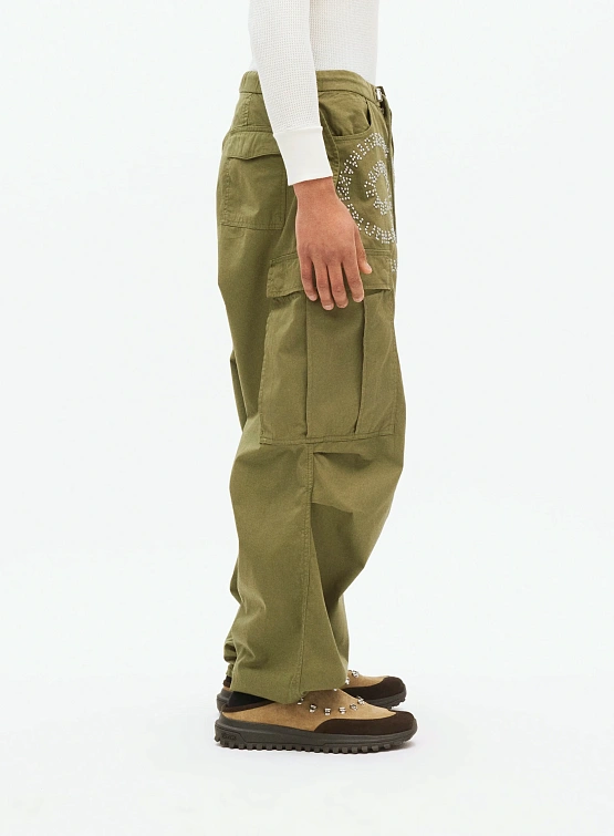 Брюки Bluemarble Studded Cargo Pants Khaki