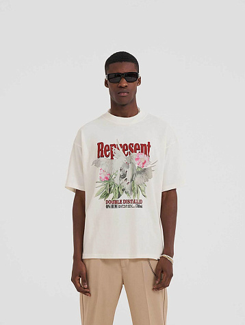 Футболка Represent Clo Double Distilled Flat White