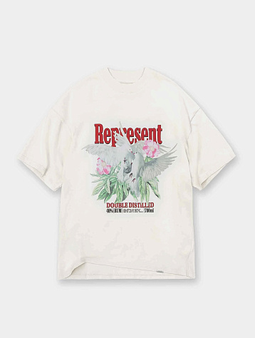 Футболка Represent Clo Double Distilled Flat White