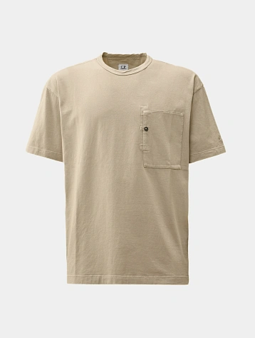 Футболка C.P. Company 20/1 Jersey Vintage Khaki