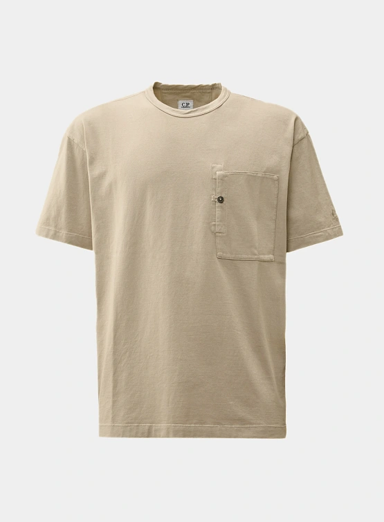 Футболка C.P. Company 20/1 Jersey Vintage Khaki