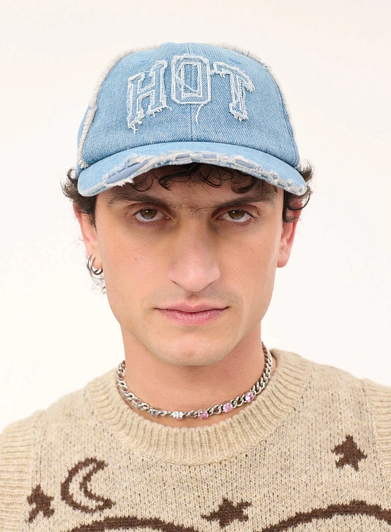 Кепка Carne Bollente Burning Rubber Off Blue