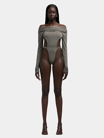 Женское боди entire studios Valve LS Bodysuit Rock