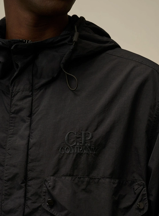 Ветровка C.P. Company Flatt Nylon Goggle Total Eclipse