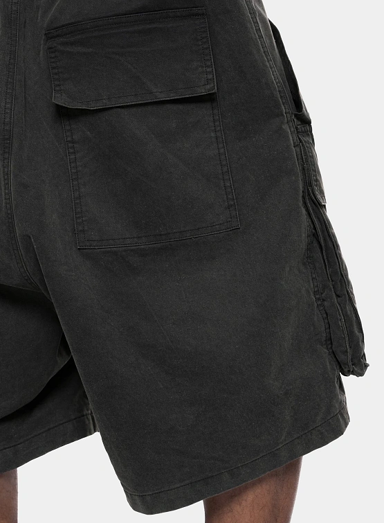 Шорты ARNODEFRANCE Rave Cargo Washed Black