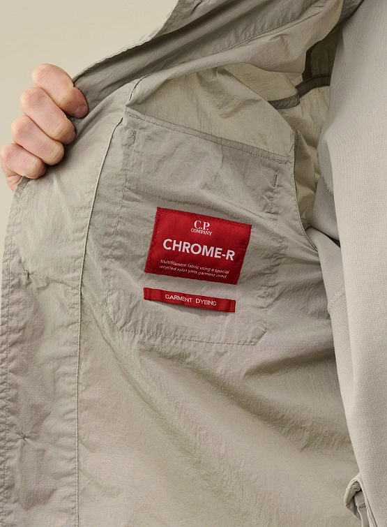 Овершот C.P. Company Chrome-R Pocket Overshirt Drizzle Grey