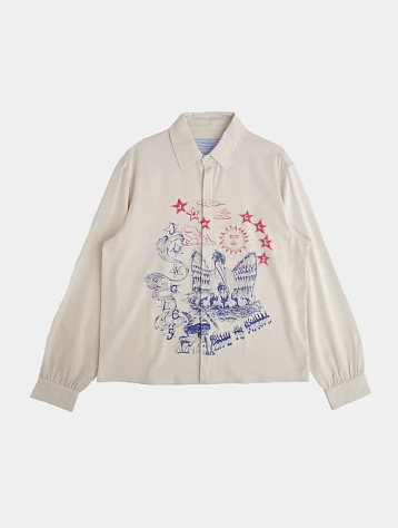 Рубашка Jungles Jungles Magic Scribbles Button Up Cream