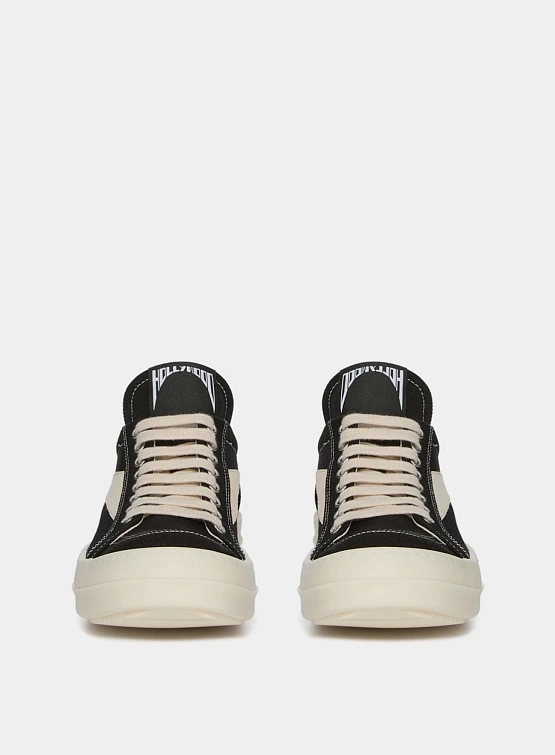 Кеды RICK OWENS DRKSHDW Vintage Sneaks Black/Milk/Milk