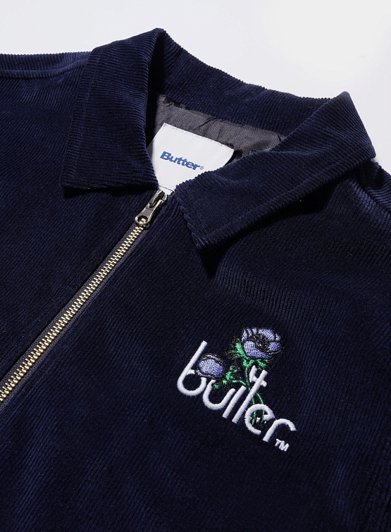 Овершот Butter Goods Corduroy Zip Thru Navy