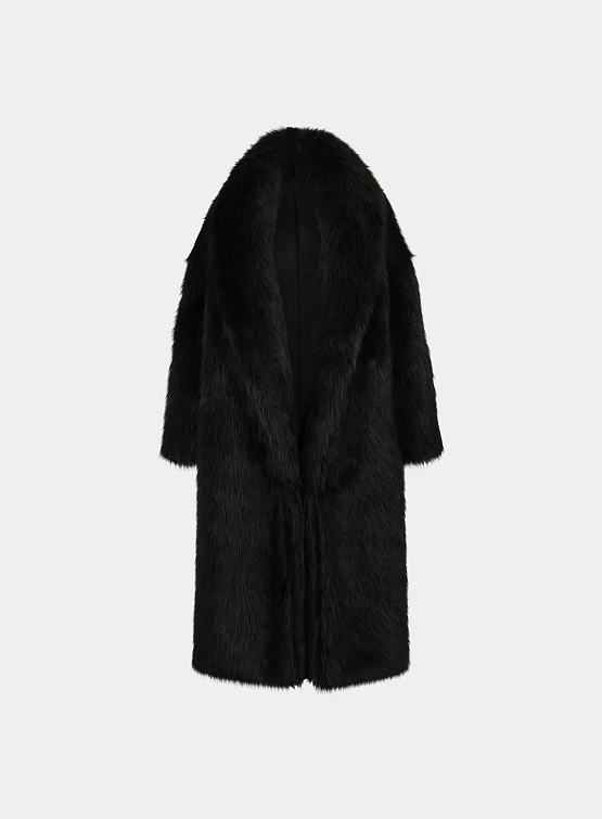 Шуба entire studios Vast Fur Coat Black