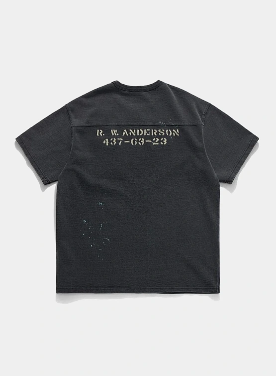 Футболка EASTLOGUE Naval Embroidery Washed Black