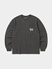 Лонгслив thisisneverthat That Pocket L/S Tee Charcoal