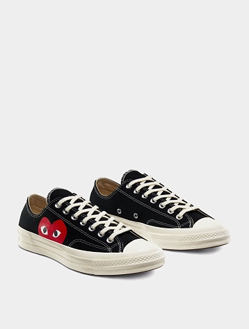 Кеды Converse x Comme des Garçons CDG PLAY Chuck 70 Low Black