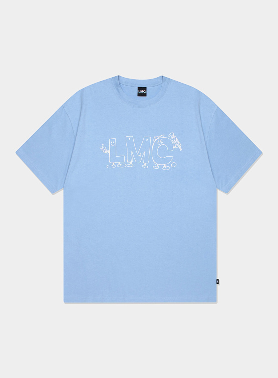 Футболка LMC Doodle Tee Ash Blue