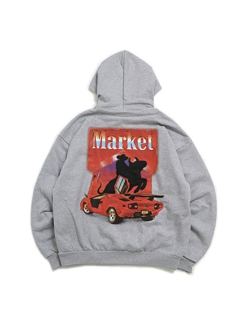 Худи MARKET Bullrider Hoodie Ash