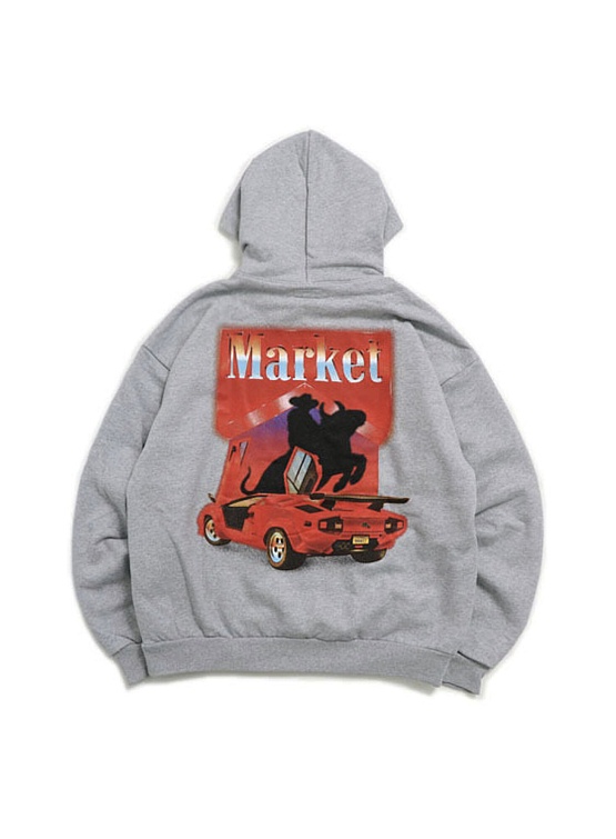 Худи MARKET Bullrider Hoodie Ash
