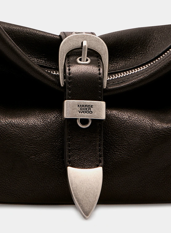 Женская сумка MARGESHERWOOD Belted Hobo Medium Black Washed