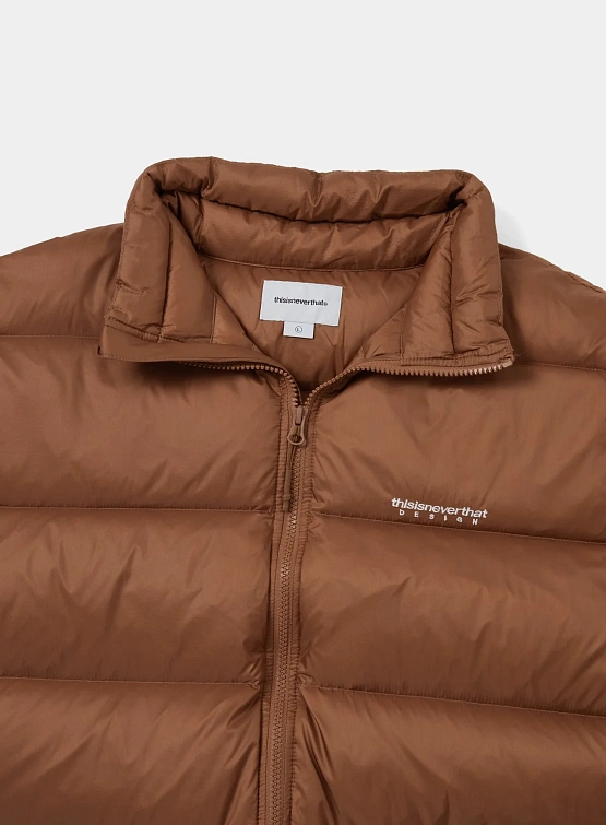 Пуховик thisisneverthat DSN Down Puffer Brown