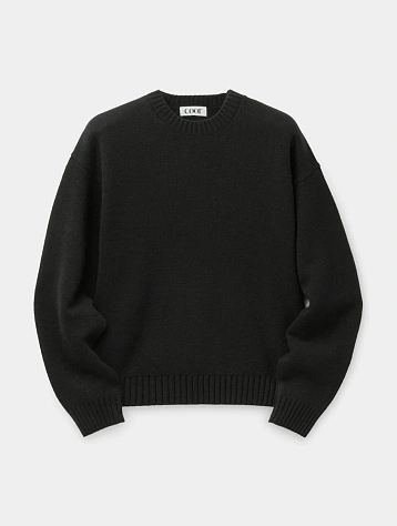 Свитер COOR Wool Cropped Crewneck Sweater Black