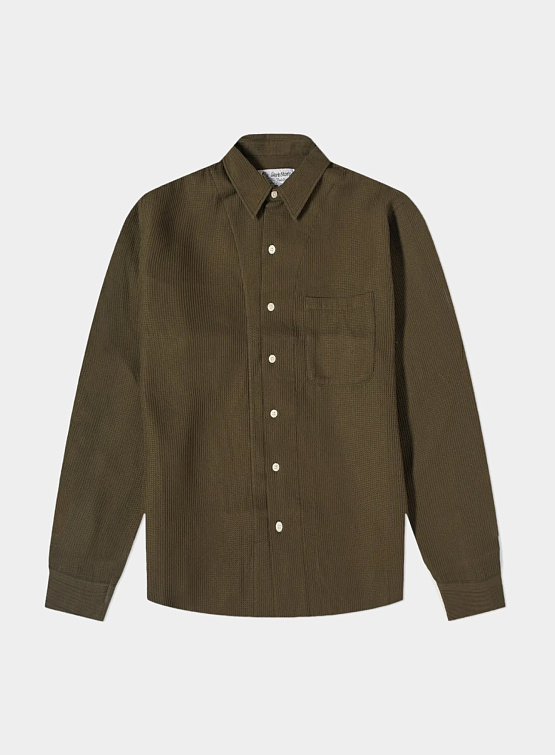 Рубашка Garbstore Washer Shirt Olive