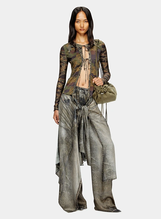 Женский кардиган Diesel S T-Afry Green