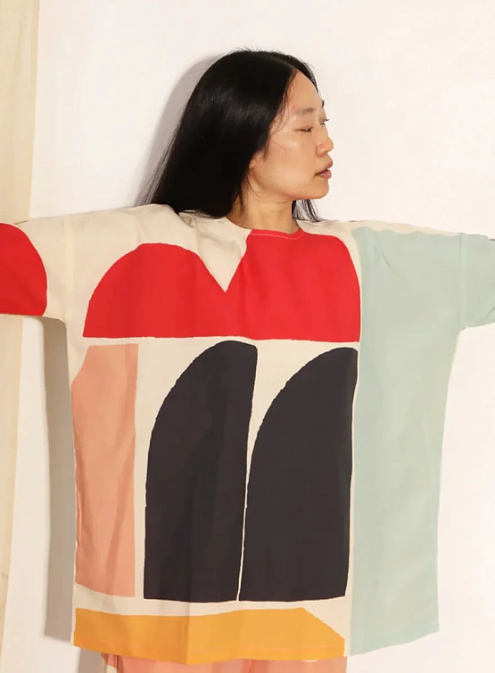 Женская футболка LF Markey Silas Collage Print Bright