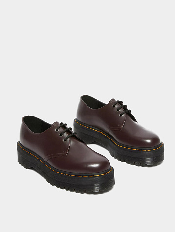 Женские полуботинки Dr. Martens 1461 Smooth Leather Burgundy