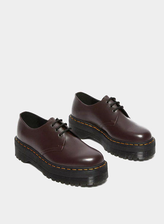 Женские полуботинки Dr. Martens 1461 Smooth Leather Burgundy