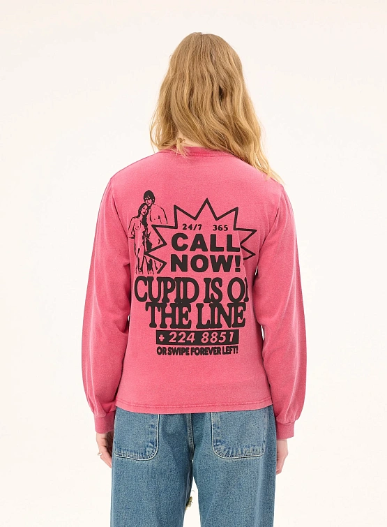 Лонгслив Carne Bollente Cupid's Calling Off Red