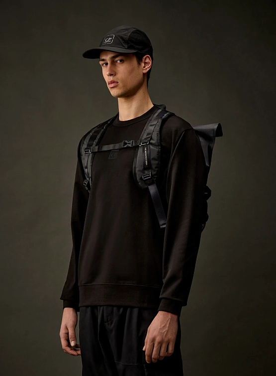 Рюкзак C.P. Company The Metropolis Series Rubber Reps Roll Black