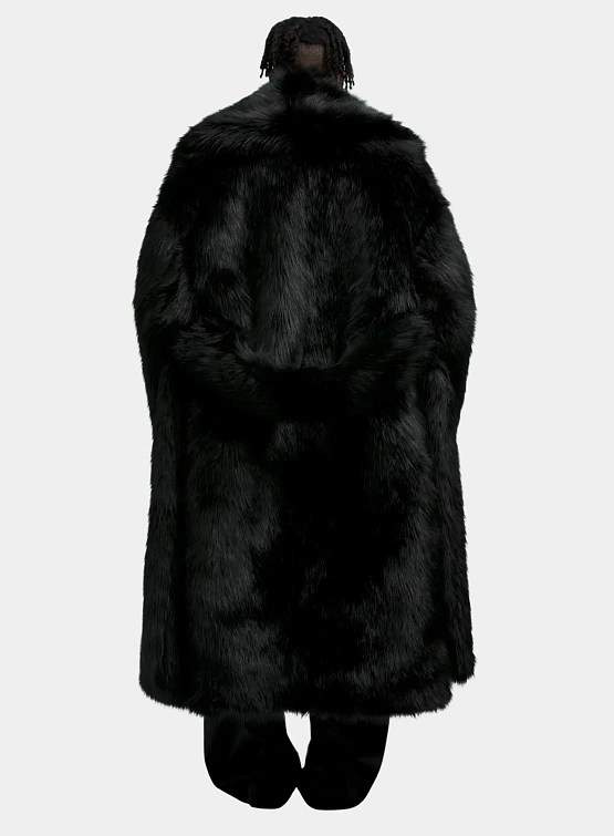 Шуба entire studios Vast Fur Coat Black