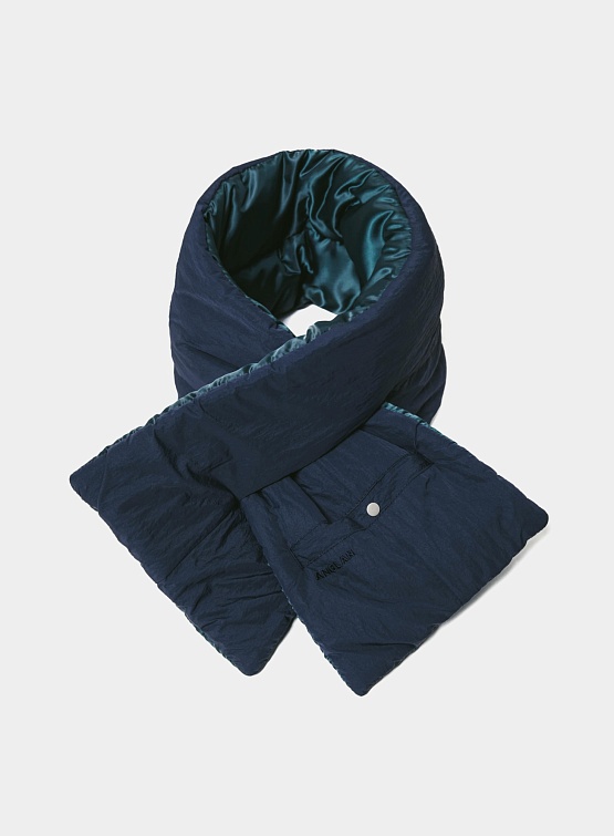 Шарф ANGLAN Reversible Padded Muffler Navy/Green