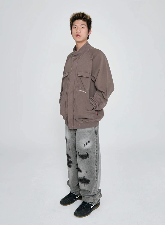 Толстовка YESEYESEE Y.E.S Zip Sweat Cocoa