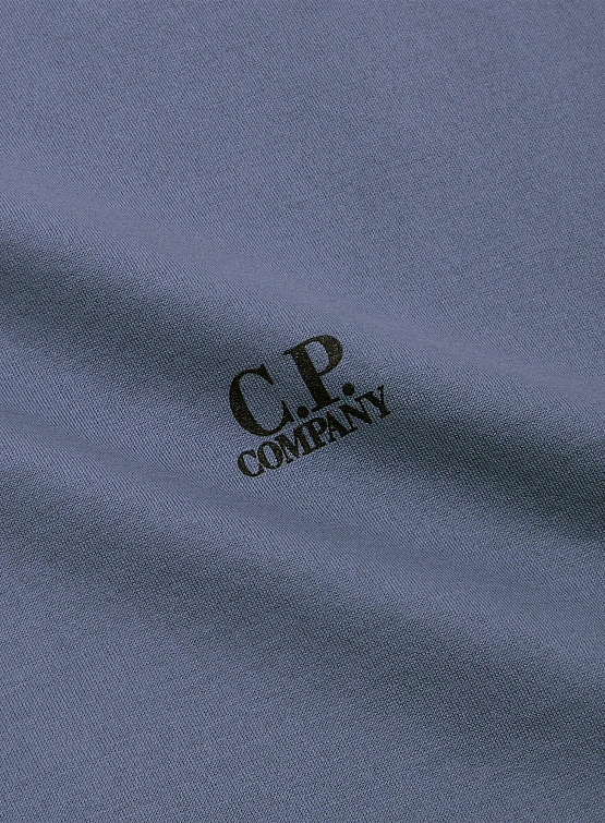 Футболка C.P. Company 24/1 Jersey Logo Stormy Weather