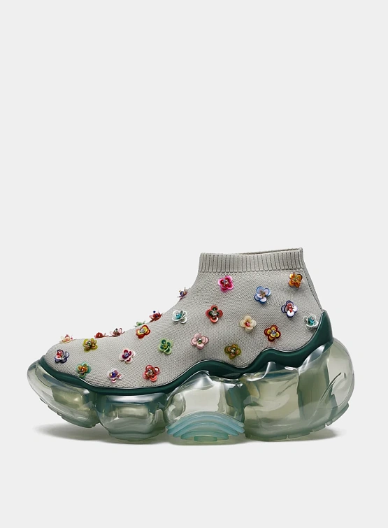 Женские кроссовки GROUNDS Moopie x Heaven Tanudiredja Ice Green