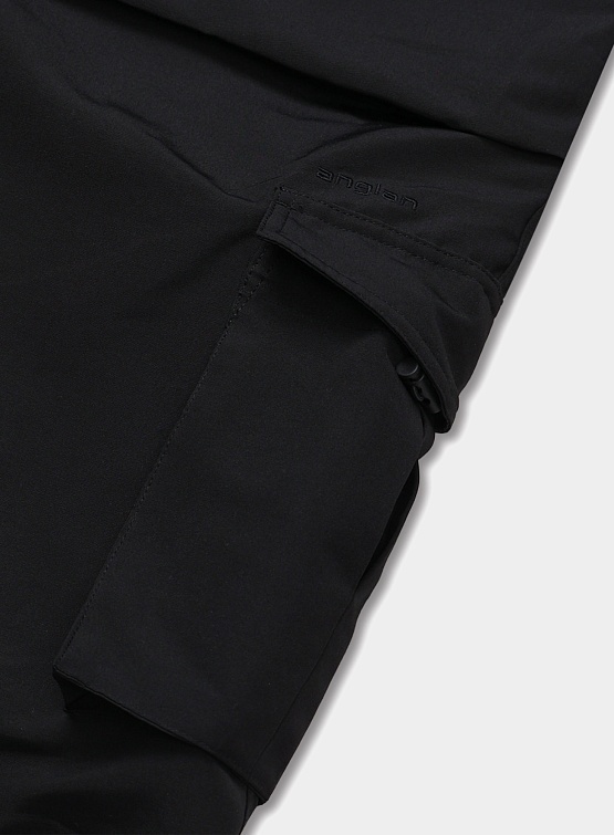 Брюки ANGLAN Below Cargo Parachute Pant Black