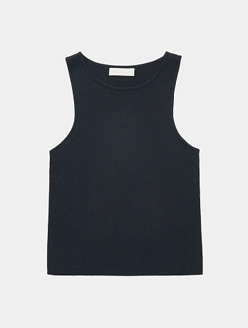 Женский топ AMOMENTO Cut-Out Sleeveless Top Dark Navy