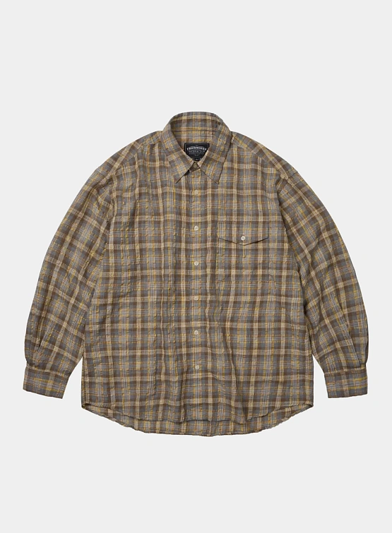 Рубашка FrizmWORKS Uneven Check Yellow