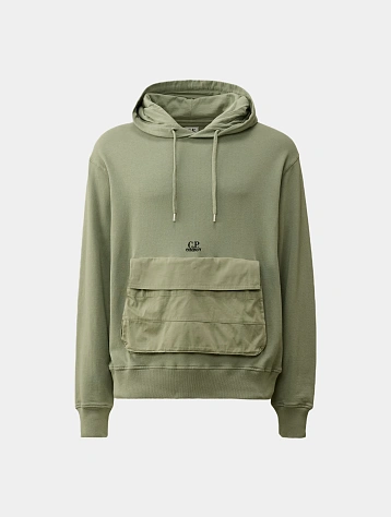 Худи C.P. Company Cotton Fleece Mixed Agave Green