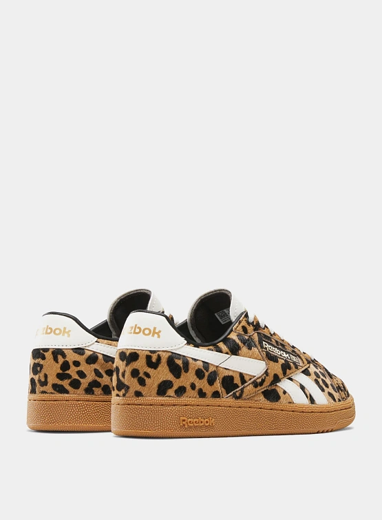 Женские кеды Reebok Club C Grounds UK Cheetah