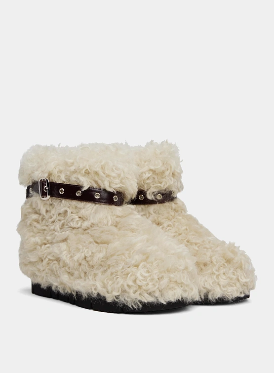 Женские ботинки EPINGLER Fofo Short Beige Sheep