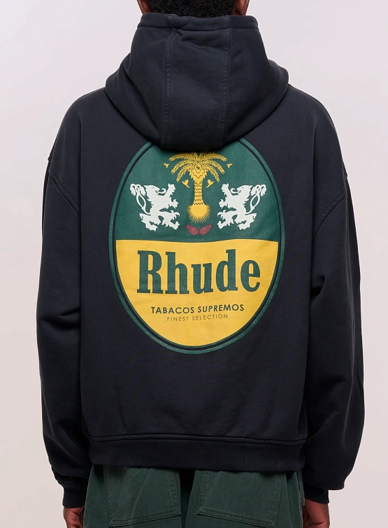 Худи RHUDE Tobaco Vtg Black