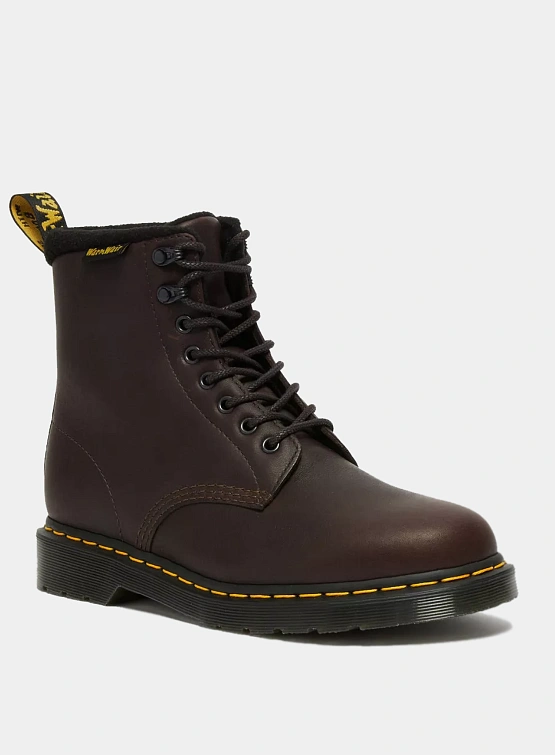 Ботинки Dr. Martens 1460 Warmwair Leather Lace Up Brown