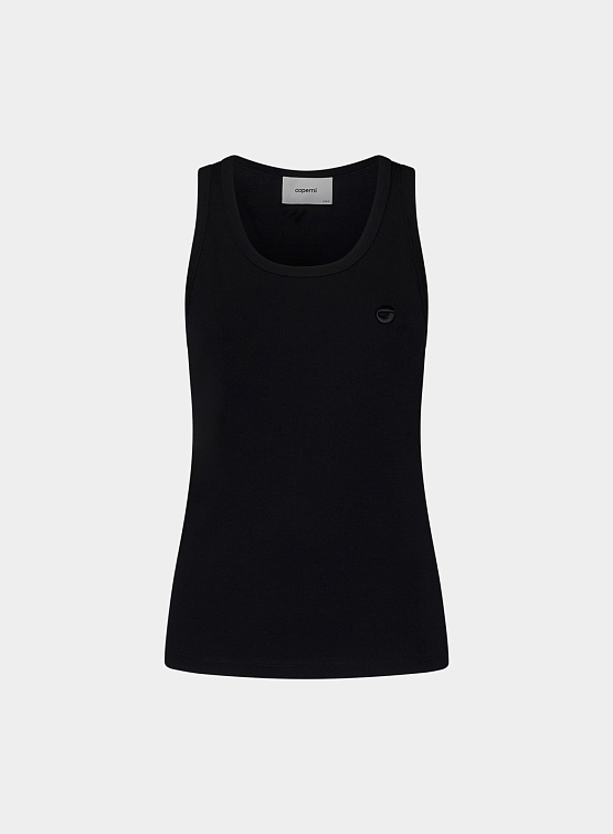 Майка Coperni Logo Tank Top Black