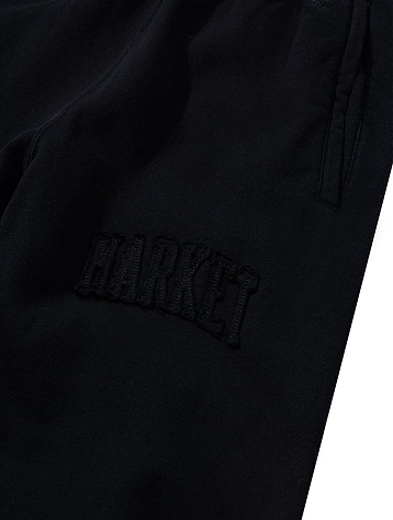 Брюки MARKET Washed Arc Sweatpants Washed Black