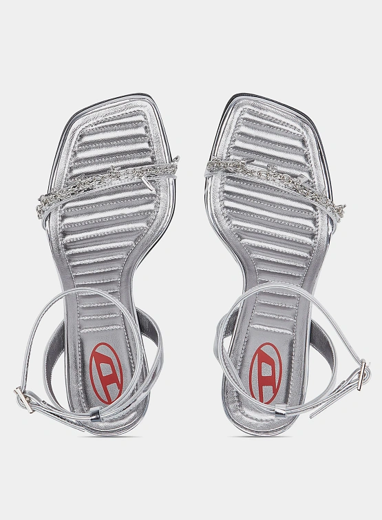 Женские туфли Diesel D-Vina Sdl Sandals Silver